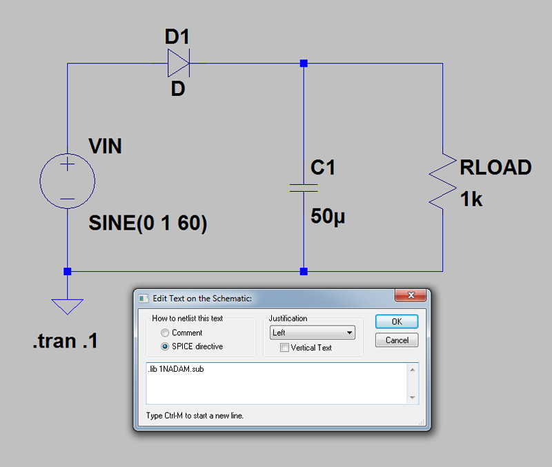 LTspice folder/file structure and SPICE model type