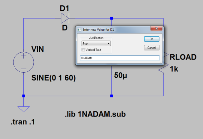 changing model for diode